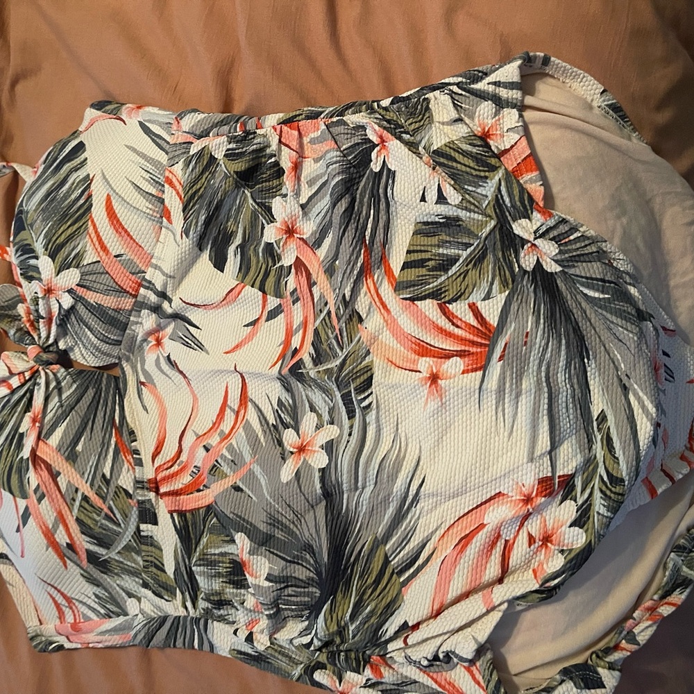 Kona Sol Multicolor Floral Swimsuit